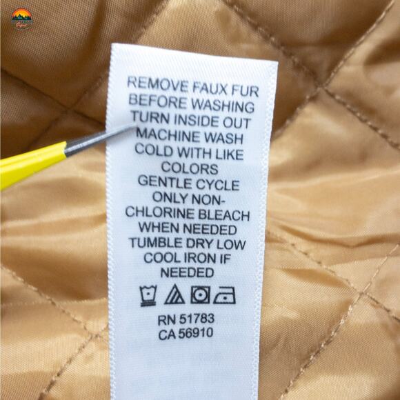 Maurices Overcoat Tan Long Sleeve Full-Zip Pockets Women's Size Medium - Picture 15 of 15